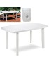 MESA OVAL FARO 3001 BRANCA 140X90CM