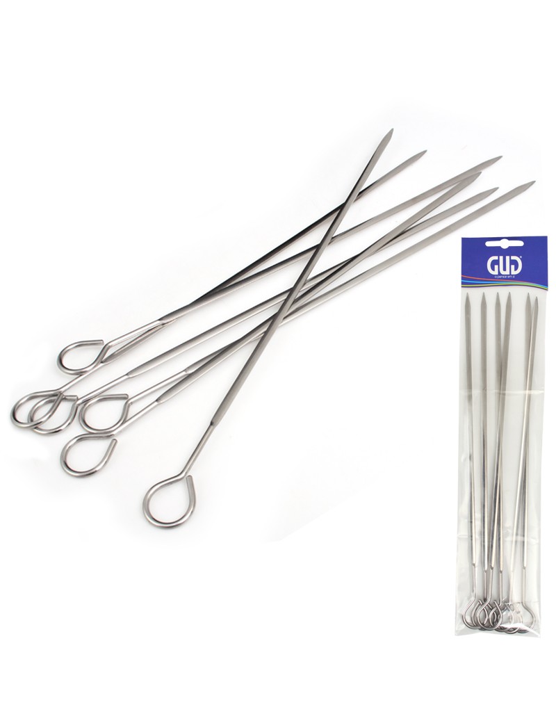 GUD - ESPETADA 30 CM ARGOLA FIXA INOX BL6