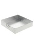 FORMA BOLO QUADRADO 22X22X7 ALUM.