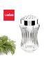 SALEIRO VALIRA 3001  25CL Ø8X13CM  VIDRO/CROMADO