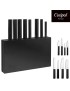 CEPO CUTIPOL C/8 FACAS GOURMET EM RESINA PRETO
