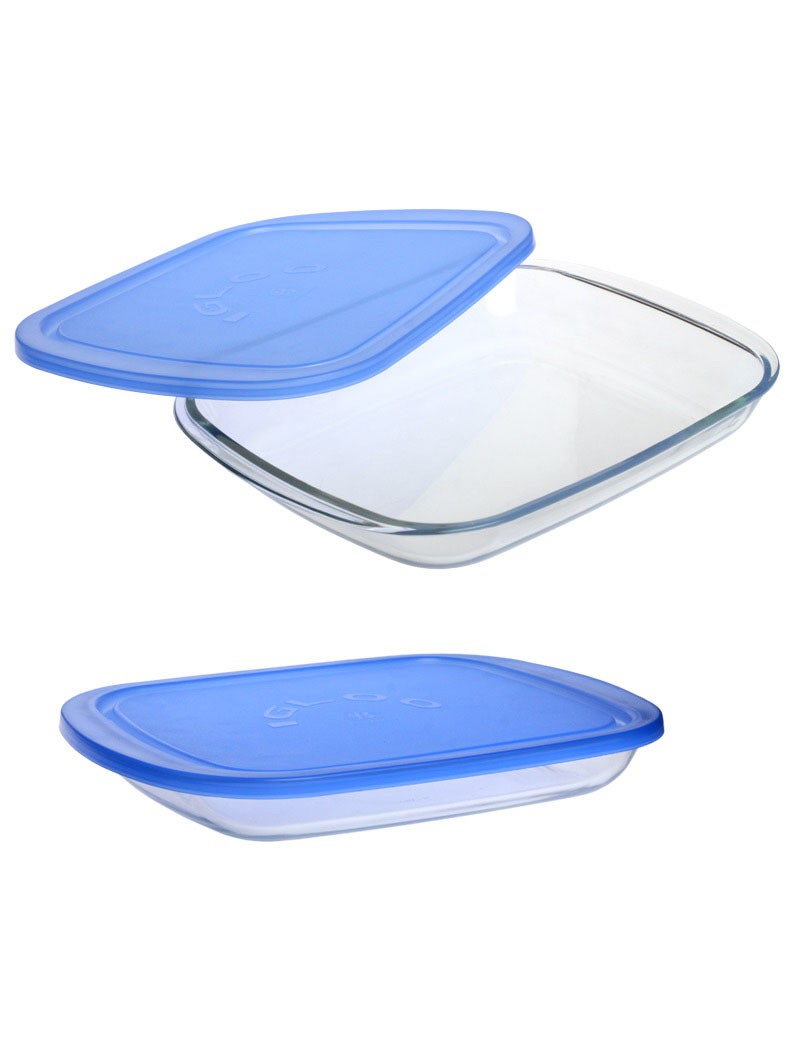 IGLOO CAIXA VIDRO RETANGULAR 80CL 26X18,5X3,4CM