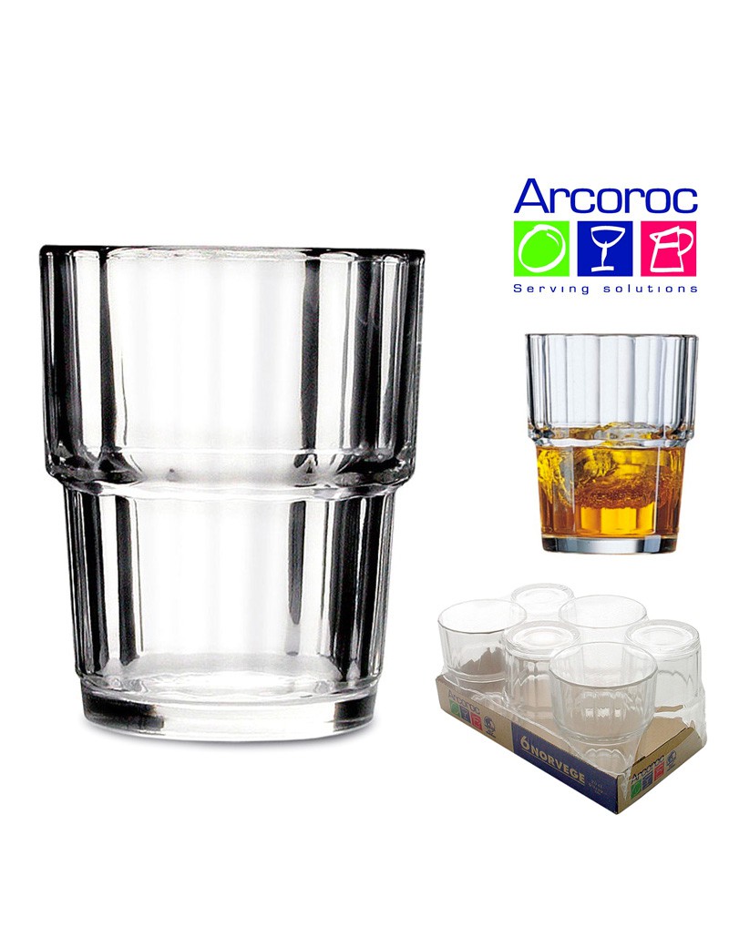 NORVEGE AGUA COPO 25 CL R6 ARCOROC NORUEGA