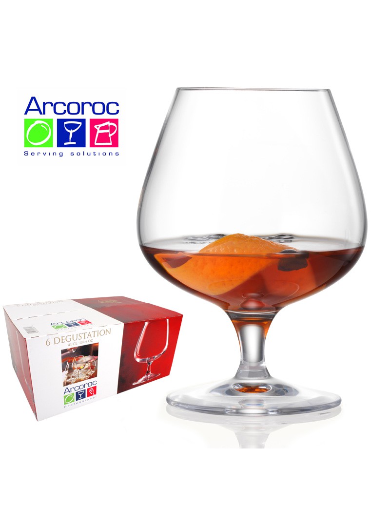 CALICE DIGESTIVO ARCOROC DEGUSTATION CONJ.6 41CL Ø9,5X12,9CM