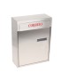 CAIXA CORREIO L3 I PORTA TRAS 38X28X12 INOX