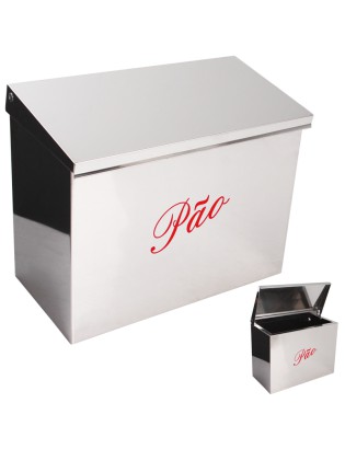 CAIXA PAO FIXAR INOX PORTA...