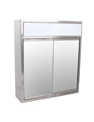 ARMARIO WC INOX 2 PORTAS...