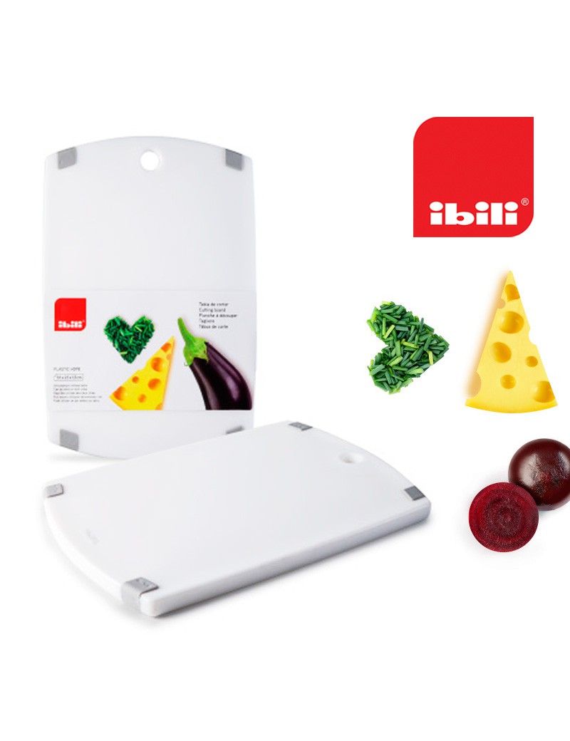 TABUA COZINHA IBILI 749433 BRANCA 33X23X1,5CM PLST HDPE