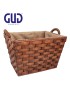 CESTO LENHA GUD RETANGULAR PEQUENO 45X35X38CM