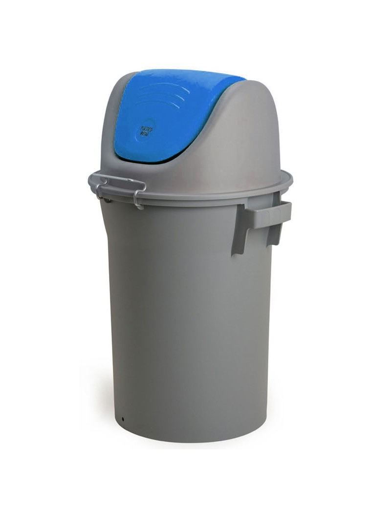 CONTENTOR LIXO 52 LT C/TP.AZUL BASCULANTE R.778
