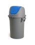 CONTENTOR LIXO 52 LT C/TP.AZUL BASCULANTE R.778