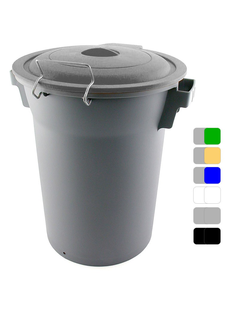 CONTENTOR LIXO 52 LT. S/PEDAL 784 PLASTICO CINZA