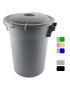 CONTENTOR LIXO 52 LT. S/PEDAL 784 PLASTICO CINZA