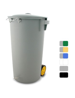 CONTENTOR LIXO 80 LT CINZA...