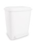 BALDE LIXO 26 LT. BRANCO C/PEDAL 796 PLASTICO