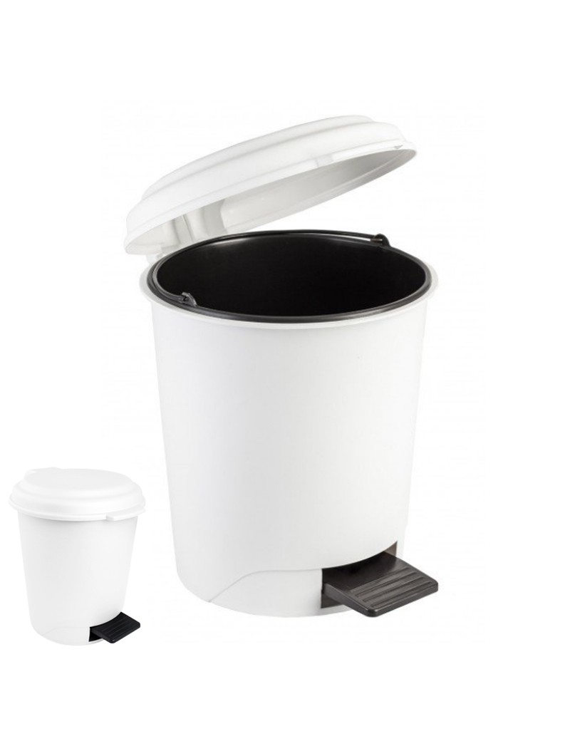 BALDE LIXO 17.5 LT P/LIXO 802 PLASTICO BRANCO