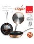 FRIGIDEIRA IBILI 495024 COPPER Ø24X4,7CM ANTIAD INDUÇAO