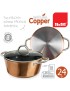CAÇAROLA IBILI 495424 COPPER Ø24X10,4CM ANTIAD INDUÇAO