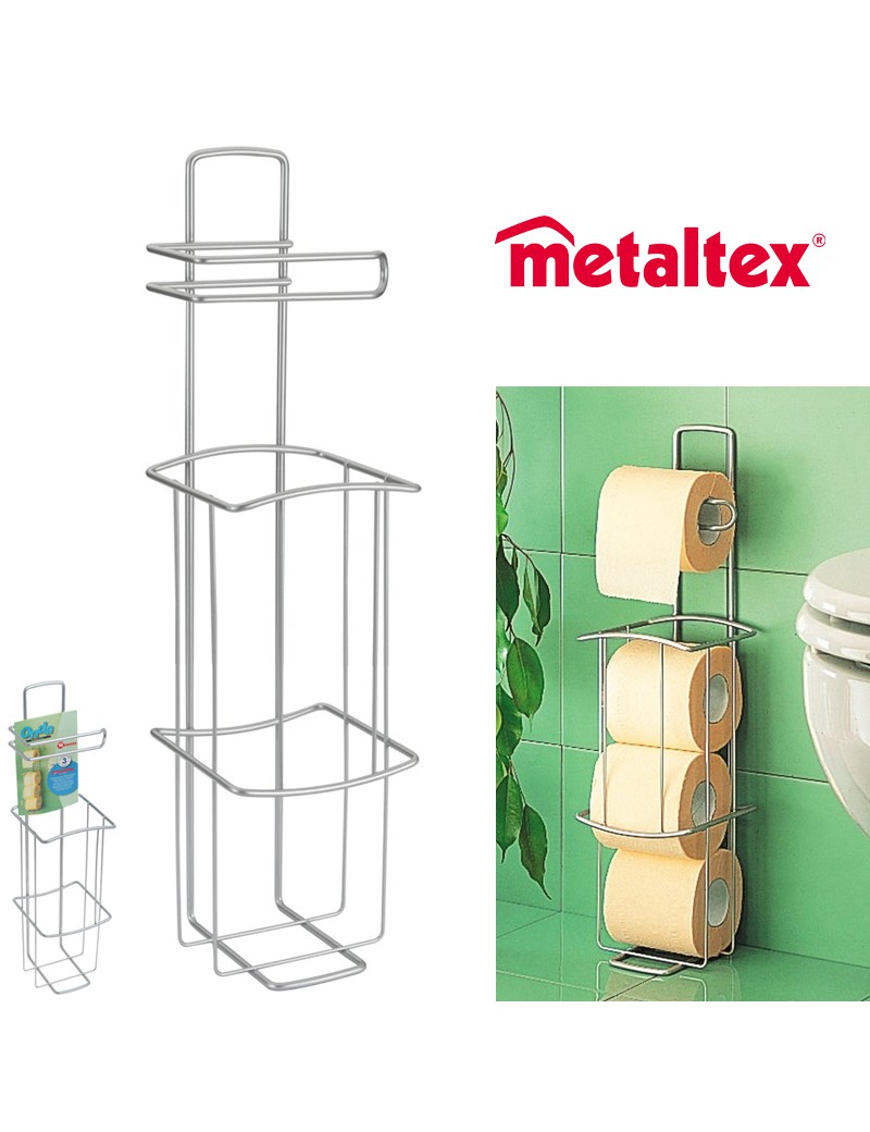 ONDA 460414 - SUPORTE PAPEL C/DISPENSADOR METALTEX