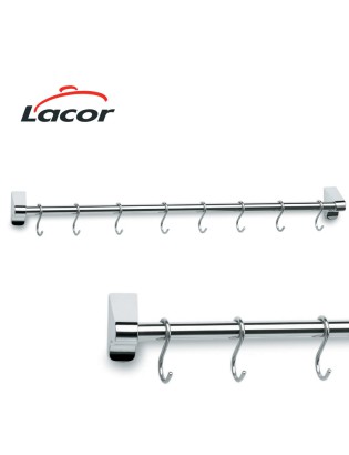 SUPORTE 60 CM C/8 GANCHOS...