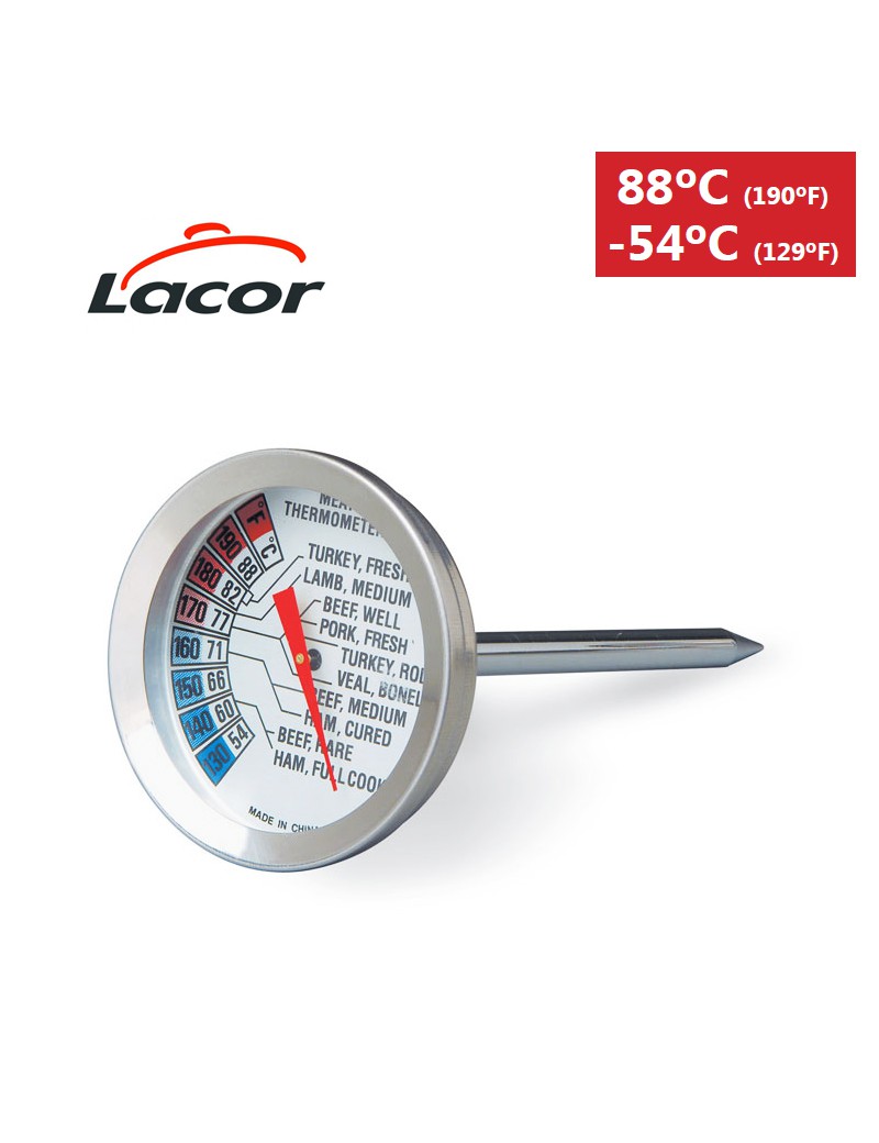 62452 TERMOMETRO CARNE LACOR