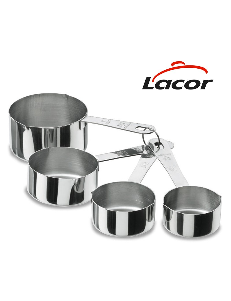 JOGO 4 MEDIDAS 60-80-125-250 ML 67007 LACOR