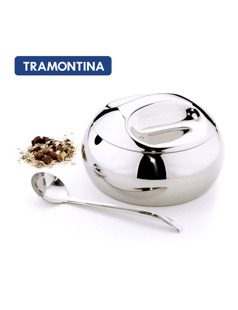 TAÇA CEREAIS E COLHER TRAMONTINA 64400/515