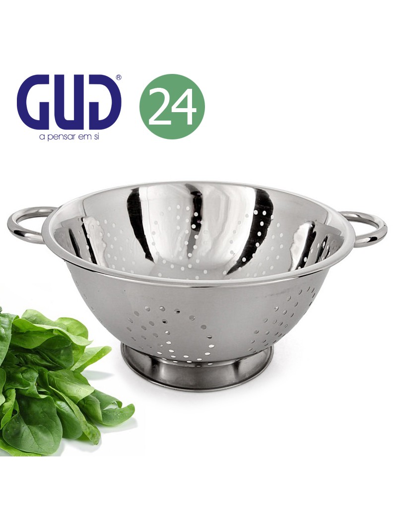 ESCORREDOR 24 CM INOX GUD