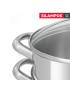 CUSCUZEIRA SL EUROPA GLASS 24CM INOX 18/10 IND