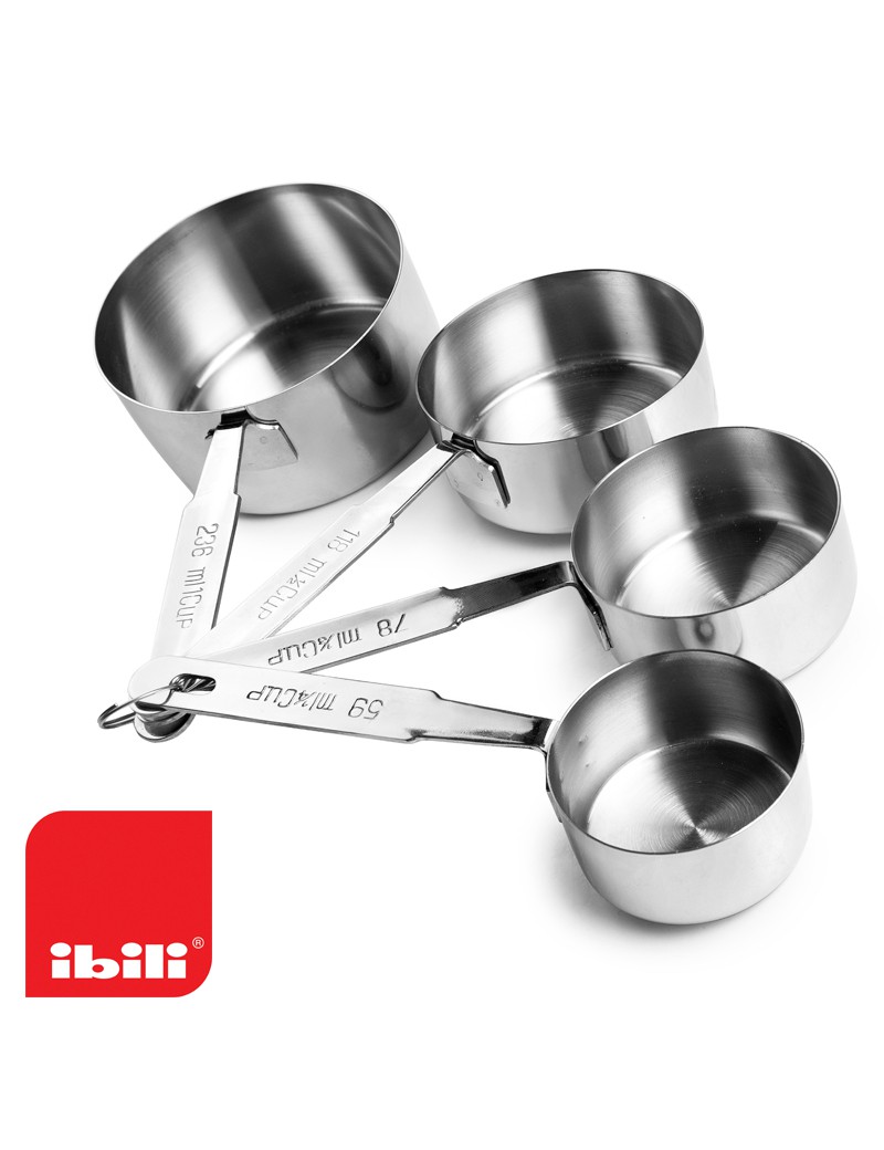 MEDIDOR IBILI 701910 CONJ.4  59/79/18/236 ML INOX