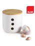 FRASCO IBILI 715110 P/ALHOS CERAMICA C/TP. BAMBU 5X4,5CM