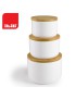 FRASCO IBILI 715010 CERAMICA 1L C/TAMPA BAMBU