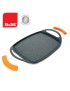 GRELHADOR IBILI 409523 STONE PLANO 36X23CM ANTIAD. INDUÇAO