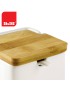 AÇUCAREIRO IBILI 714800 CERAMICA C/TAMPA BAMBU 8,5X8,8X9CM