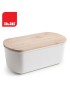 CAIXA PAO IBILI 754410 MELAMINA C/TAMPA BAMBU 34X18X13CM