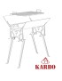 CHURRASQUEIRA FIT DESMONTAVEL 50X31X61CM FERRO C/PERNAS