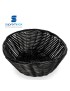 CESTO PAO SI 9083 REDONDO 22X8CM PRETO PLST