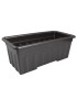 FLOREIRA 500 ANTRACITE RETANGULAR S/PRATO 50X21,5X16CM