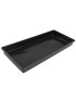 PRATO FLOREIRA 600 ANTRACITE RETANGULAR 60X22CM