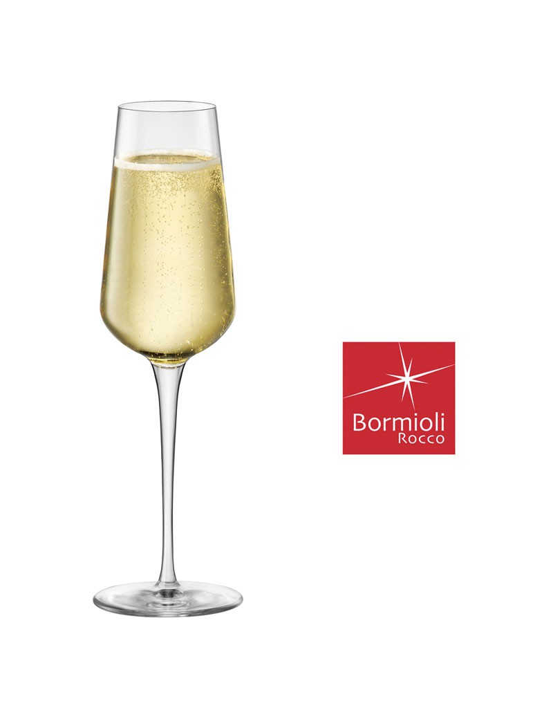FLUTE CHAMPANHE BORMIOLI INALTO 29CL CONJ.6