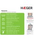 AQUECEDOR HAEGER HALO HH-120.002A 1200W HALOGENEO
