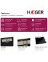 BALANÇA WC HAEGER DARK BS-DIG-010A DIGITAL 180KG VIDRO