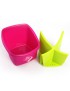PORTA-TALHERES HEGA 16469 C/4DIVISORIAS 16X17X14CM PLST SORT