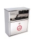 CINZEIRO PAREDE INOX  25,5X11X29CM