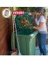 CONTENTOR LIXO 25696 AMARELO 120L C/RODAS PLST