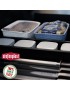 CESTO MULTIUSOS 30901 ELEGANCE TORTORA S 20X14X6CM PLST