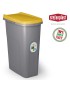 BALDE LIXO 70780 HOME ECO 40L C/TAMPA AMARELA