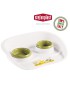COMEDOURO 97782 DUPLO VERDE/GRANITO 46X35X11CM PLST