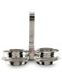 BASE GALHETEIRO 15600 11,5X23X19CM INOX 18/10