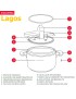 PANELA PRESSAO SL LAGOS 7L Ø22 INOX